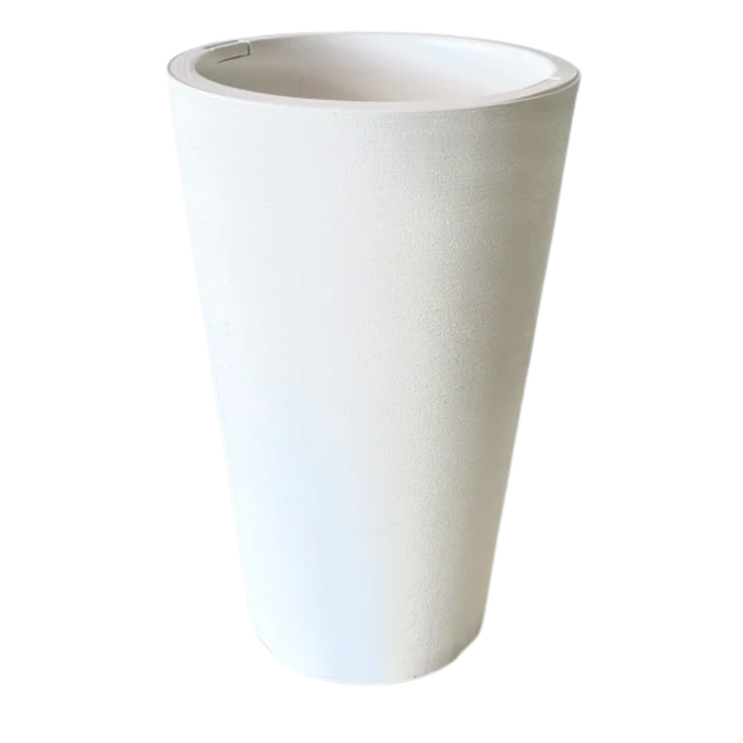Macetero Cono Blanco
