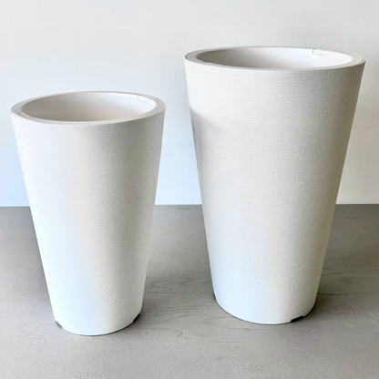 Macetero Cono Blanco