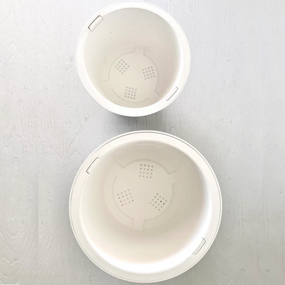 Macetero Cono Blanco