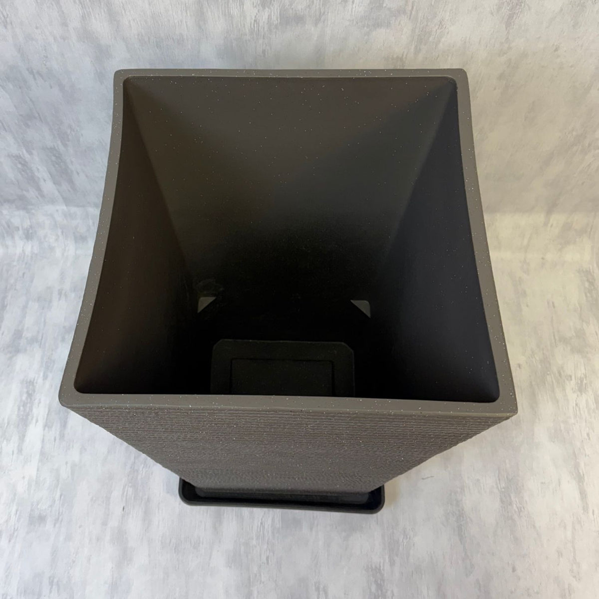 Macetero Rectangular de Soga Trenzada Negro XXL 69 cm, foto 3 - Magno Botanics