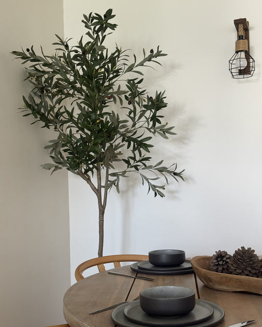 Olivia · Olivo artificial 175 cm con macetero premium